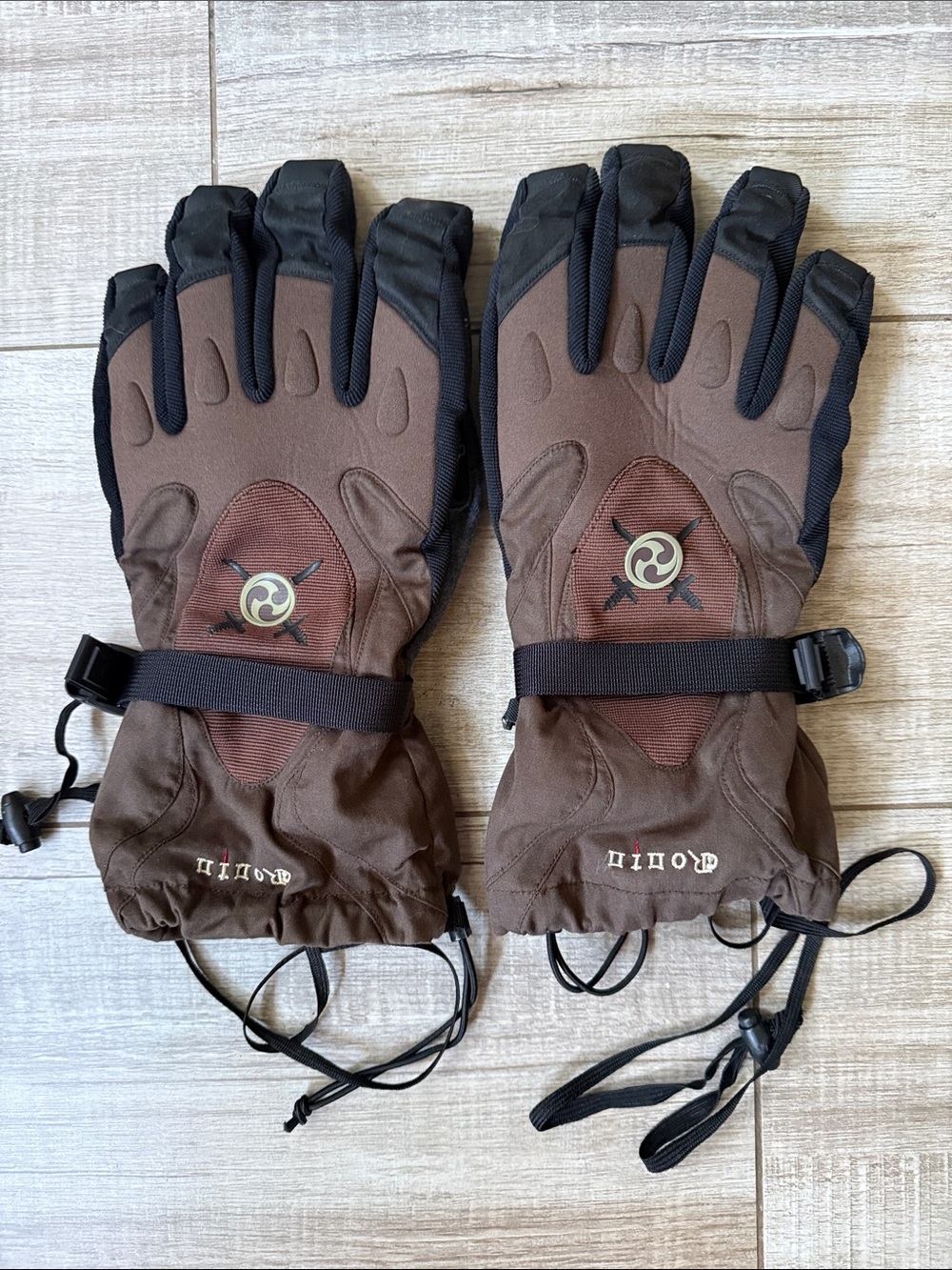 Burton Ronin Combo Snowboard Gloves Men’s Size L Brown Insulated Winter Ski